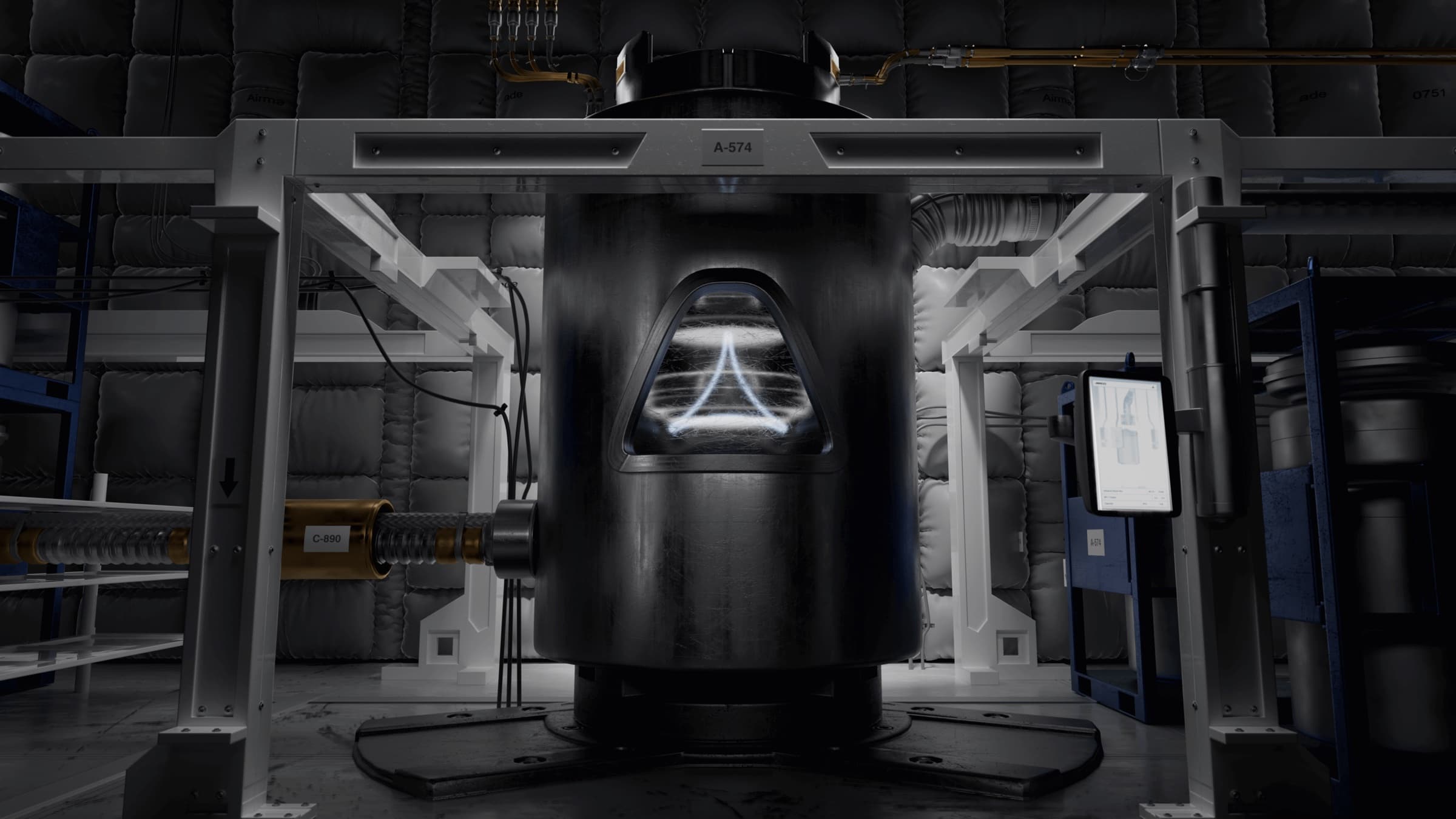 AIRCO AIR&D case study still, AIRMADE Rocket Fuel on Mars.