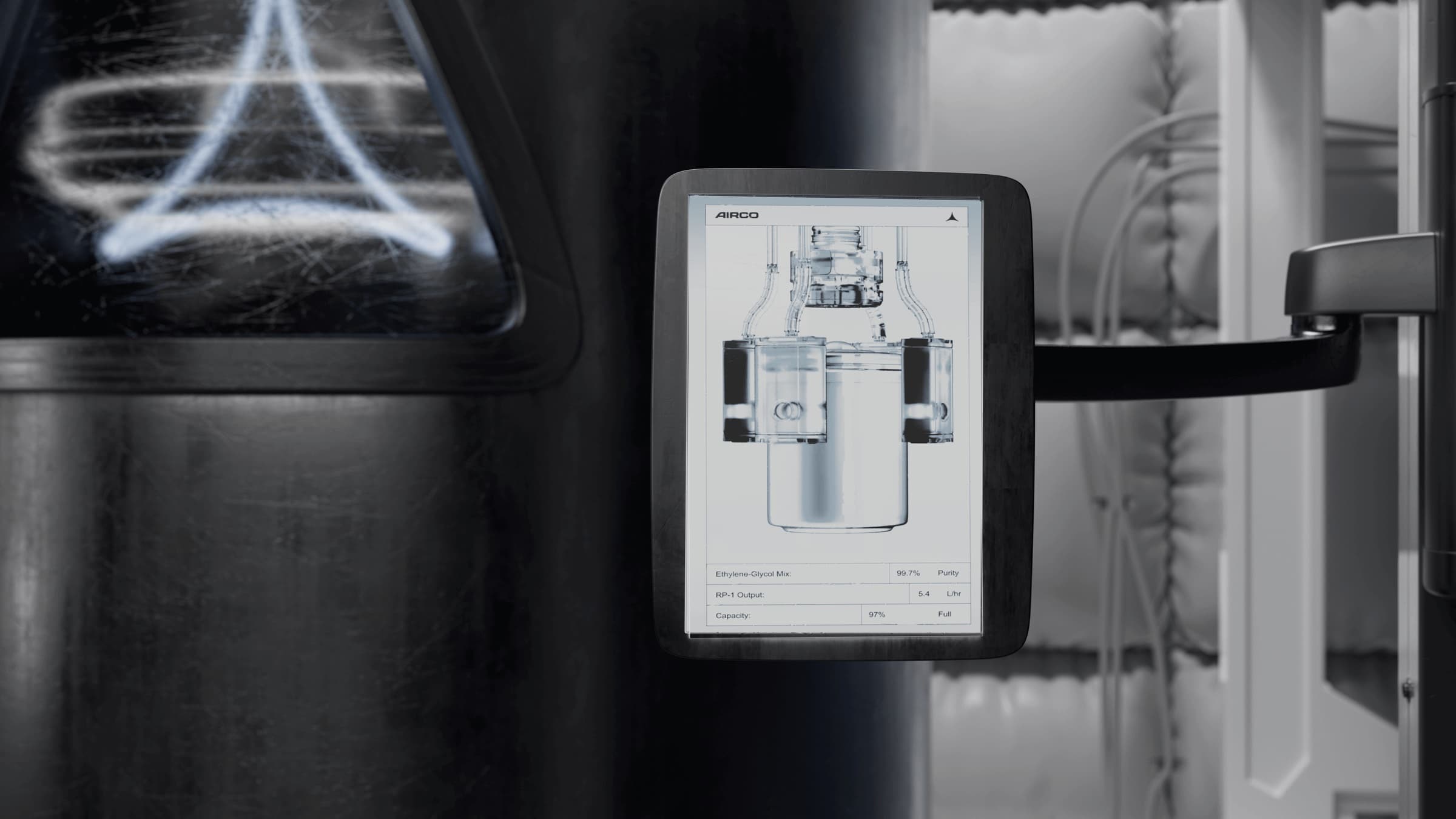 AIRCO AIR&D case study still, AIRMADE Rocket Fuel on Mars.
