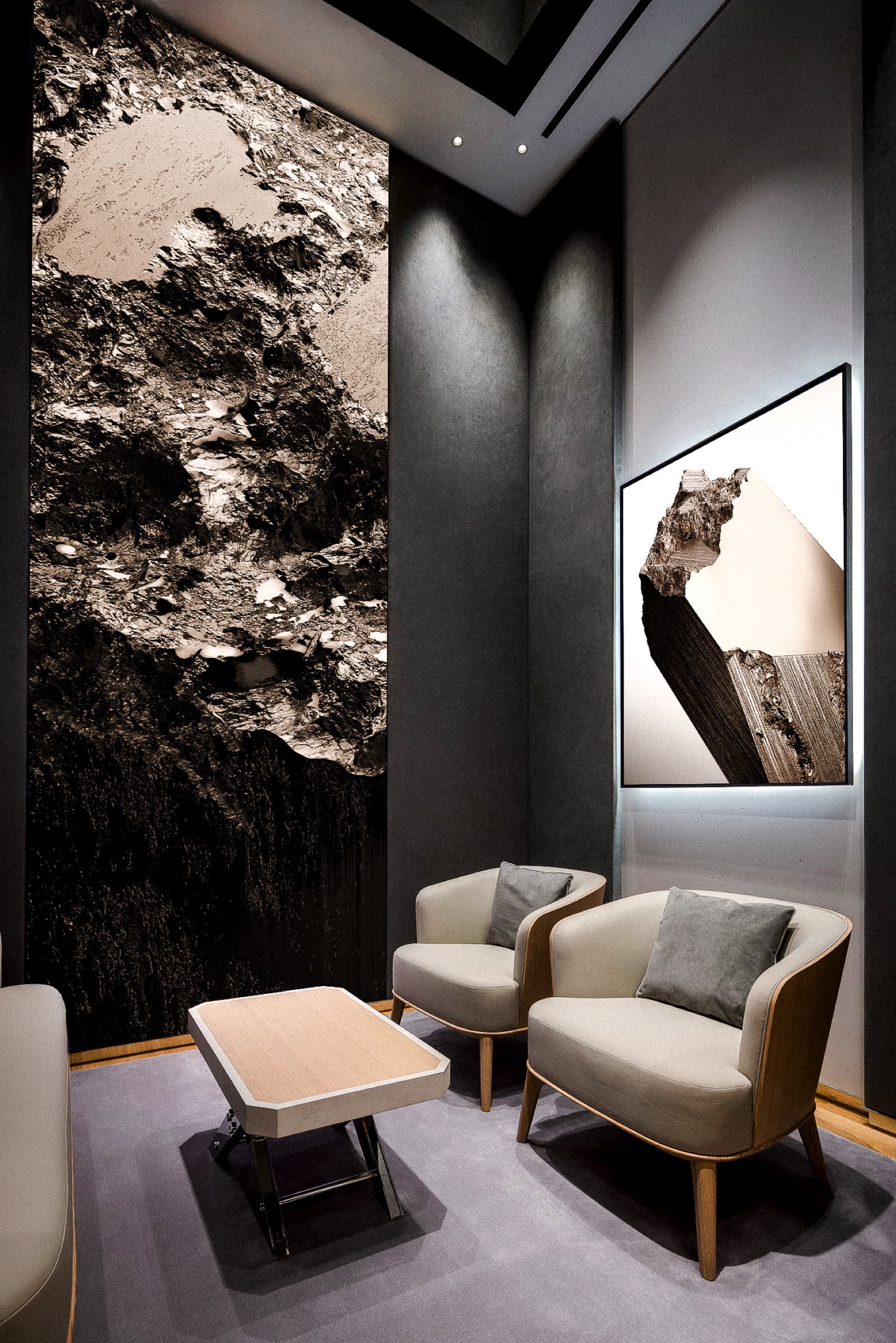 Hublot Kuala Lumpur TRX Boutique interior, King Gold variant.