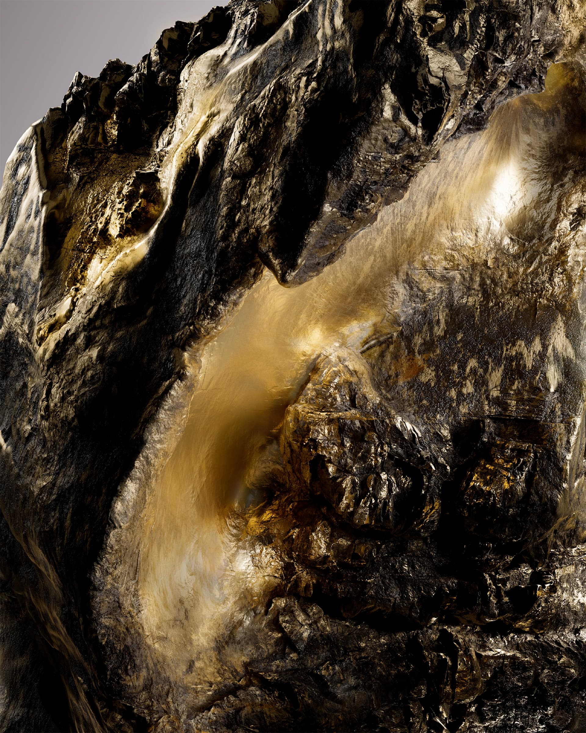 Hublot Magic Gold material artwork composition, 4:5 format.