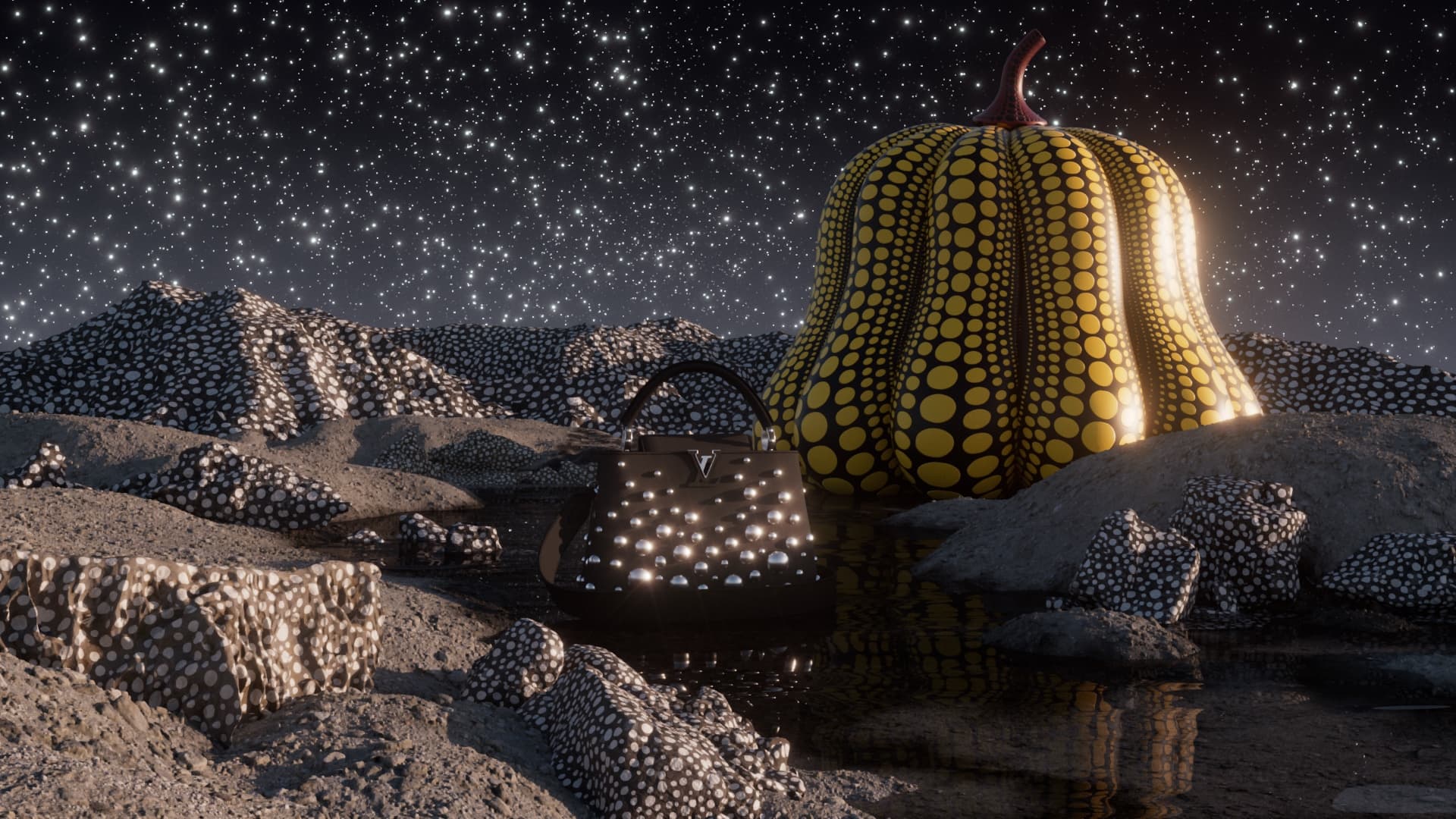 Kusama space environment, second composition.